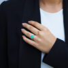 Anillo Turmalina Corazón - Imagen 2