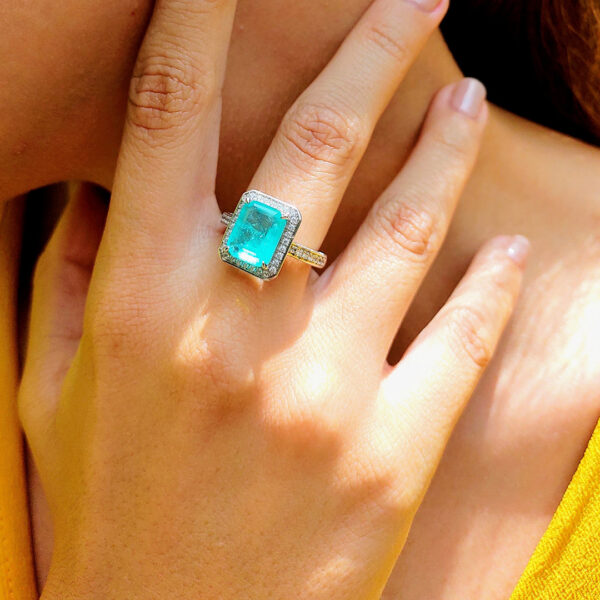 Anillo Cushion - Imagen 3